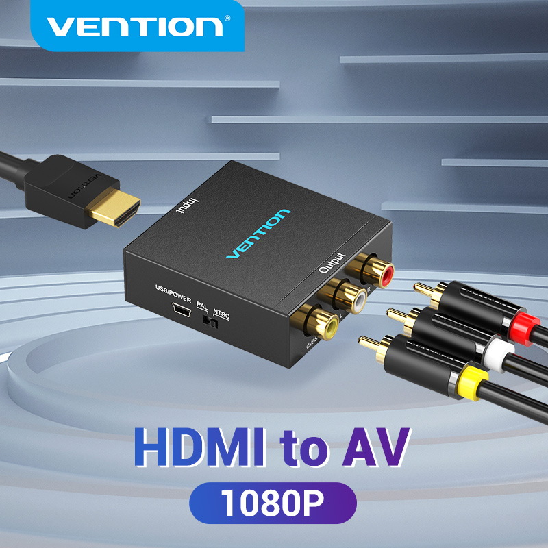 Home Cinema Hdmi - Vention HDMI To AV RCA Adapter