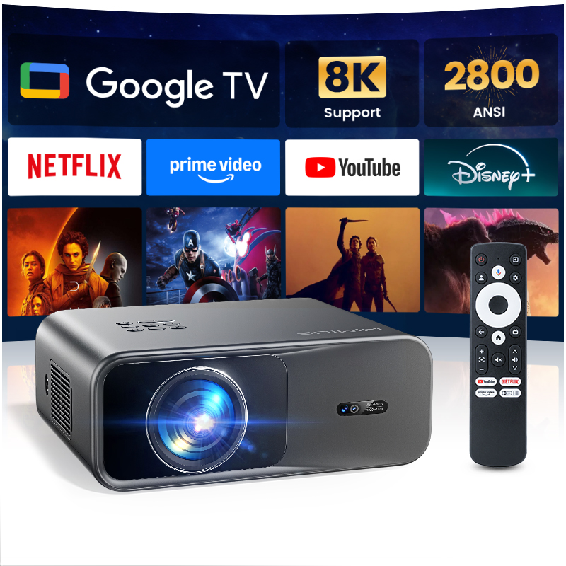 Home Cinema Hdmi - Wimius G1 4K Google TV Projectors