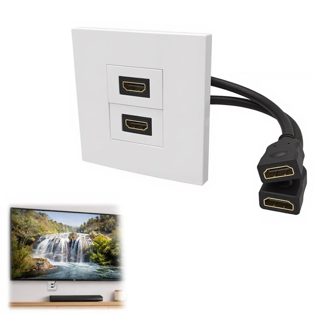 Dual Port Wall Plate With Pigt - огляд і ціна Home Cinema Gaming