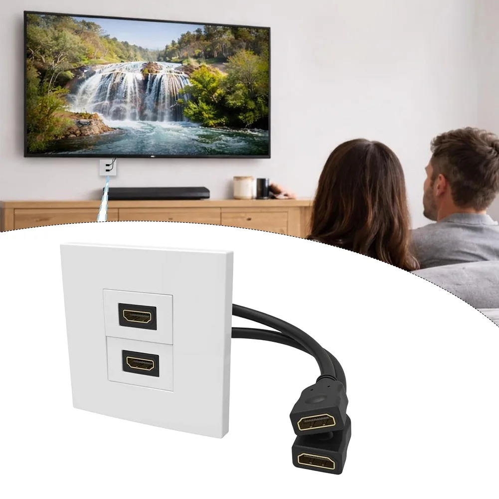 Dual Port Wall Plate With Pigt - огляд і ціна Home Cinema Gaming