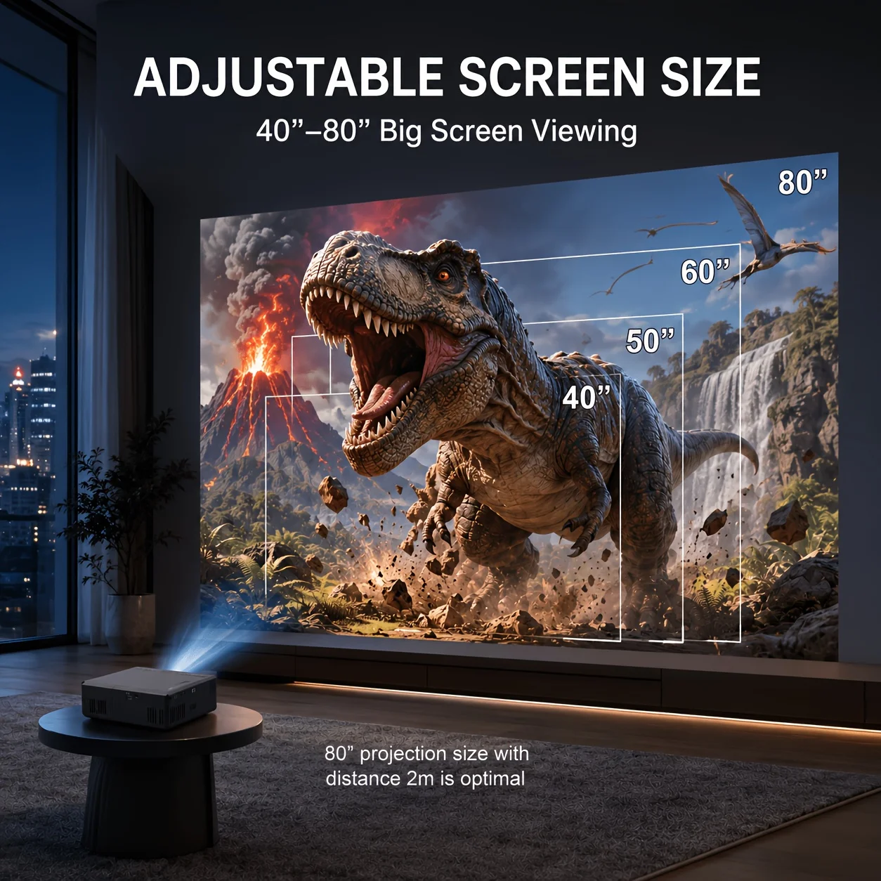 Mini portable projector, compa - огляд і ціна Home Cinema Gaming
