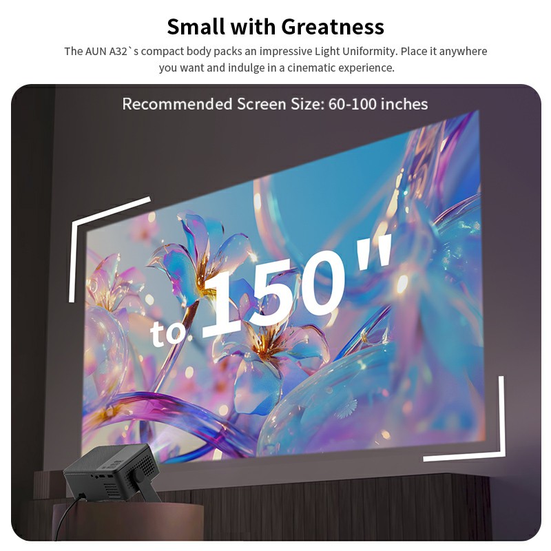 AUN Android Projector A32 Pro  - огляд і ціна Home Cinema Hdmi