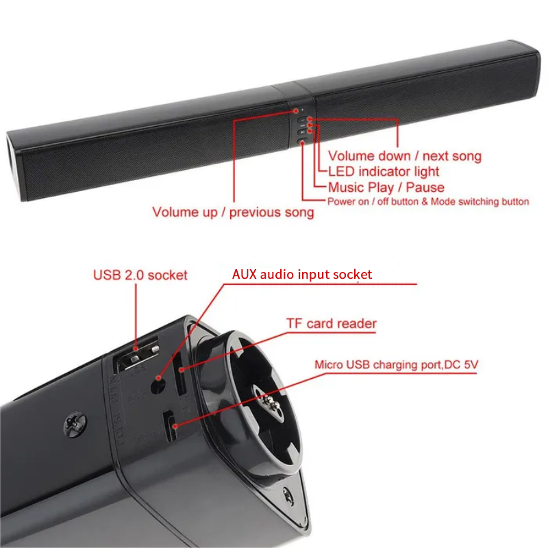 Powerful Soundbar Sound Radio  - огляд і ціна Home Cinema Pc