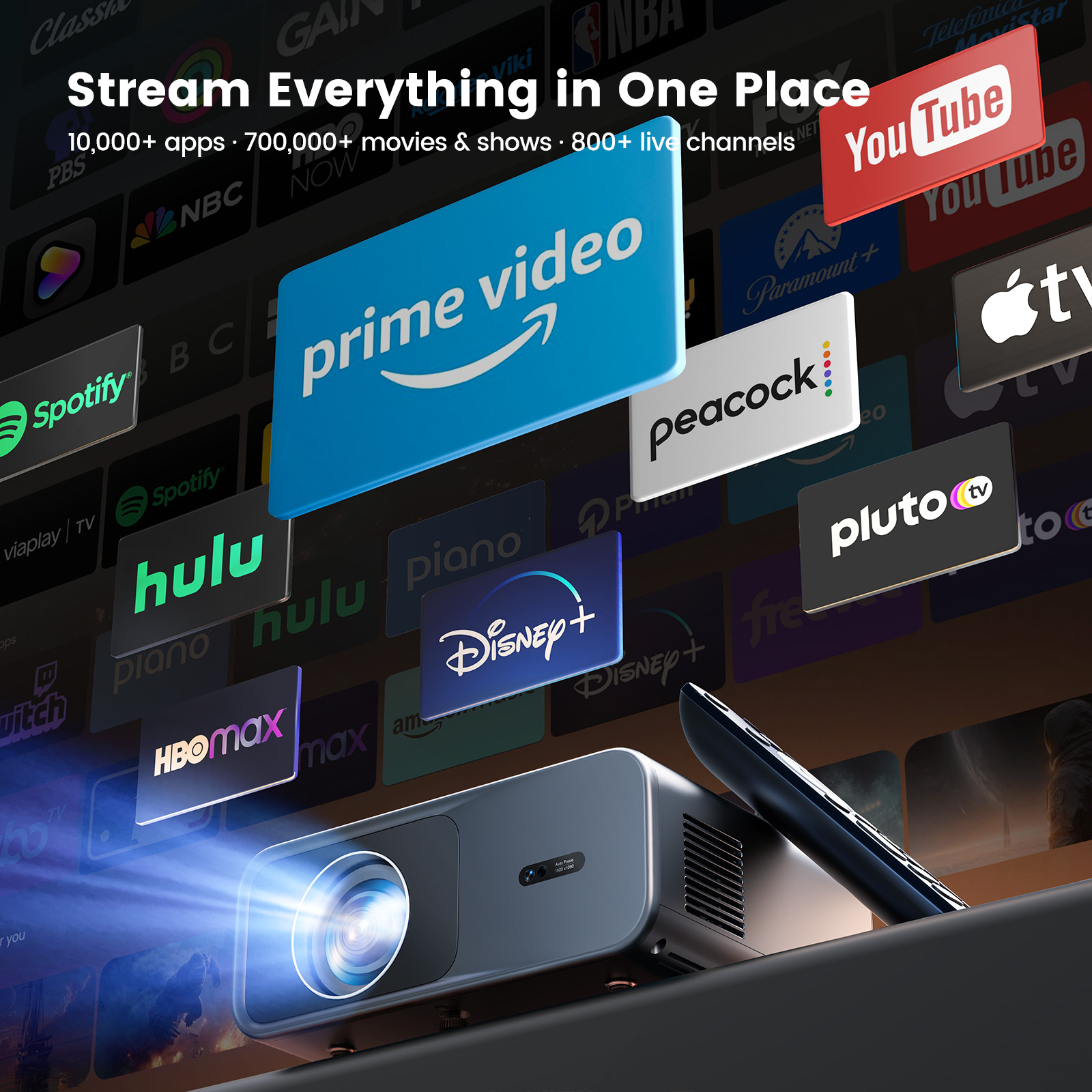 Wimius G1 4K Google TV Project - огляд і ціна Home Cinema Hdmi