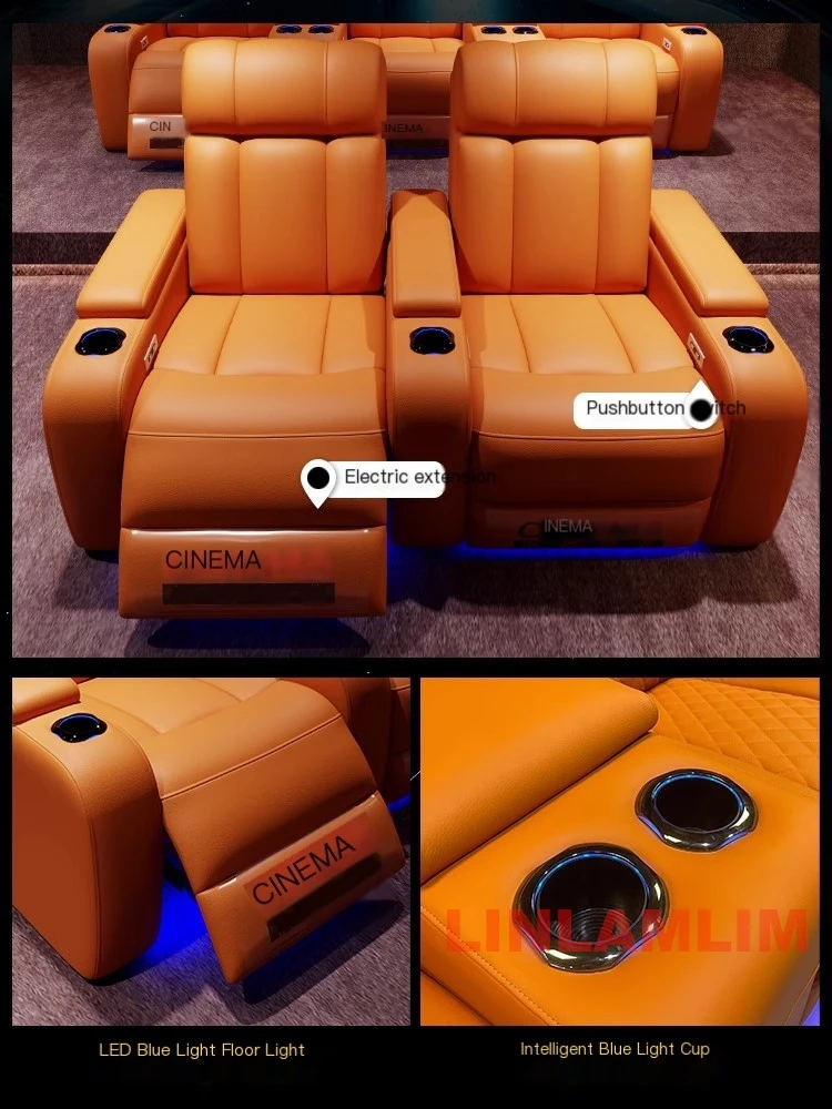 Linlimlam Luxury Genuine Leath - огляд і ціна Home Cinema Recliner Chairs