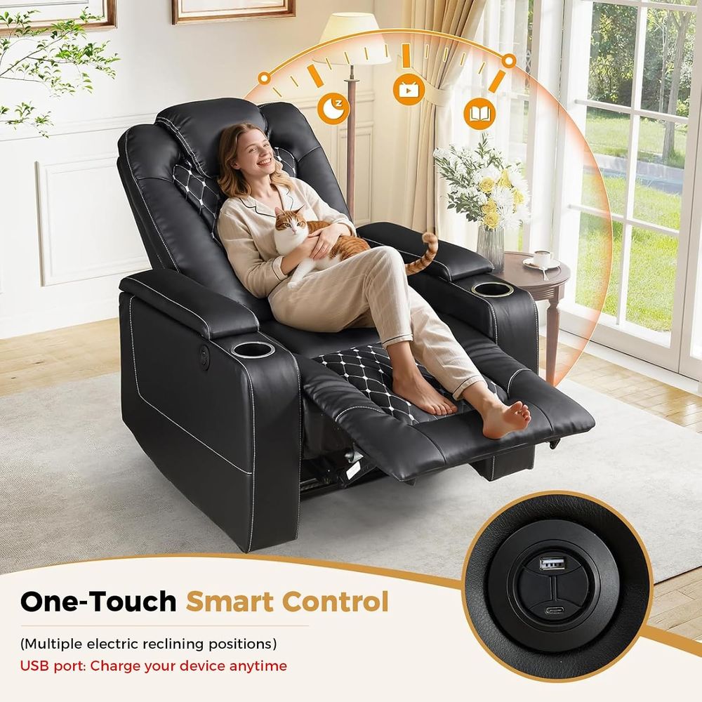 Power Recliner Chair with USB  - огляд і ціна Home Cinema Recliner Chairs