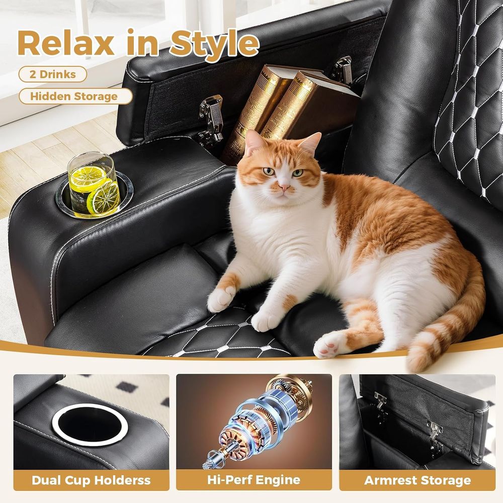 Power Recliner Chair with USB  - огляд і ціна Home Cinema Recliner Chairs