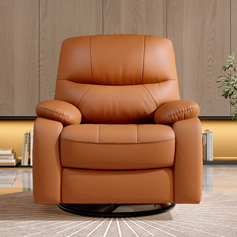 Rotatable recliner leather liv - огляд і ціна Home Cinema Recliner Chairs