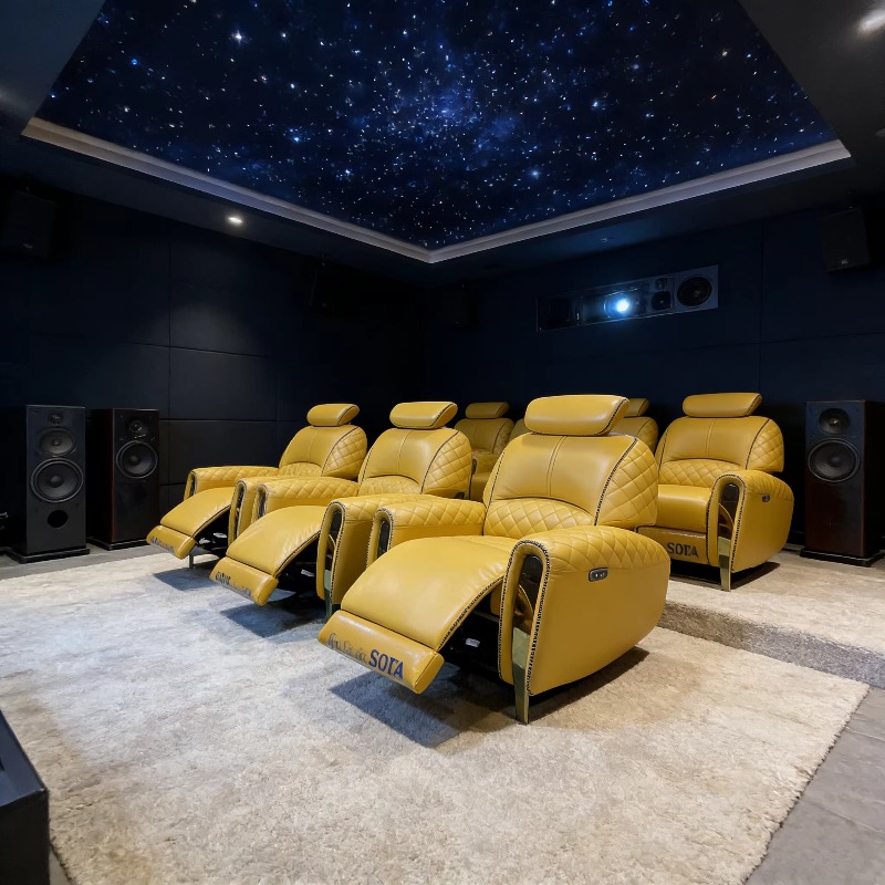 Vip Single Leather Reclining S - огляд і ціна Home Cinema Recliner Chairs