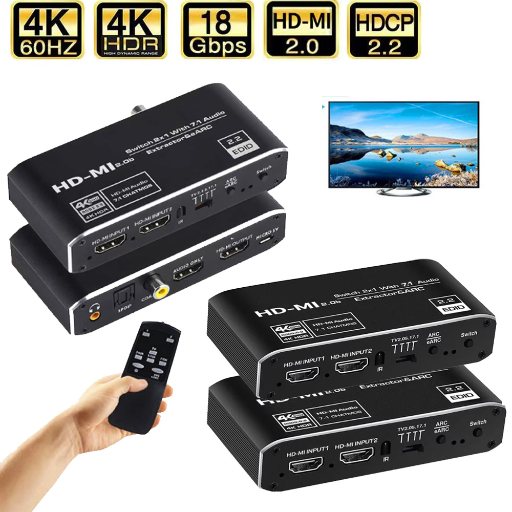 2x1 HDMI-compatible Switch eAR - огляд і ціна Home Cinema Hdmi