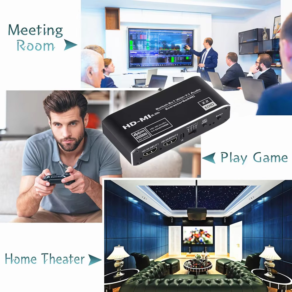2x1 HDMI-compatible Switch eAR - огляд і ціна Home Cinema Hdmi