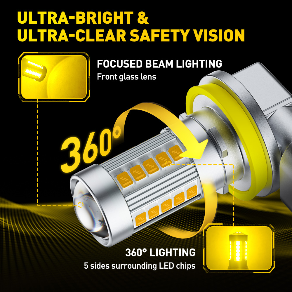 AUXITO 6G27 Fog Light H8 H9 H1 - огляд і ціна Home Cinema Projector