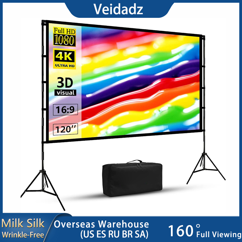 VEIDADZ Projector Screen With  - огляд і ціна Projector Carrying Bag