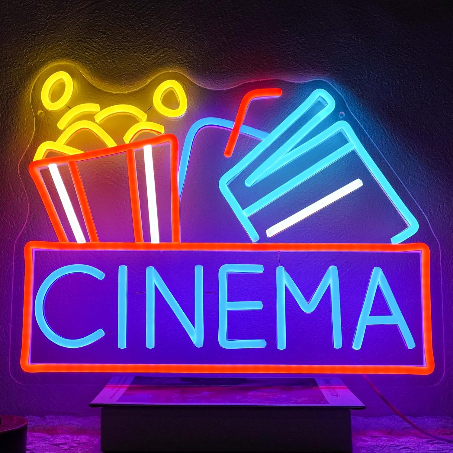 Cinema Neon Sign USB Powered L - огляд і ціна Home Cinema Films