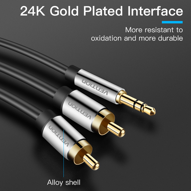 Vention RCA Cable 3.5 to 2rca  - огляд і ціна Home Cinema Pc