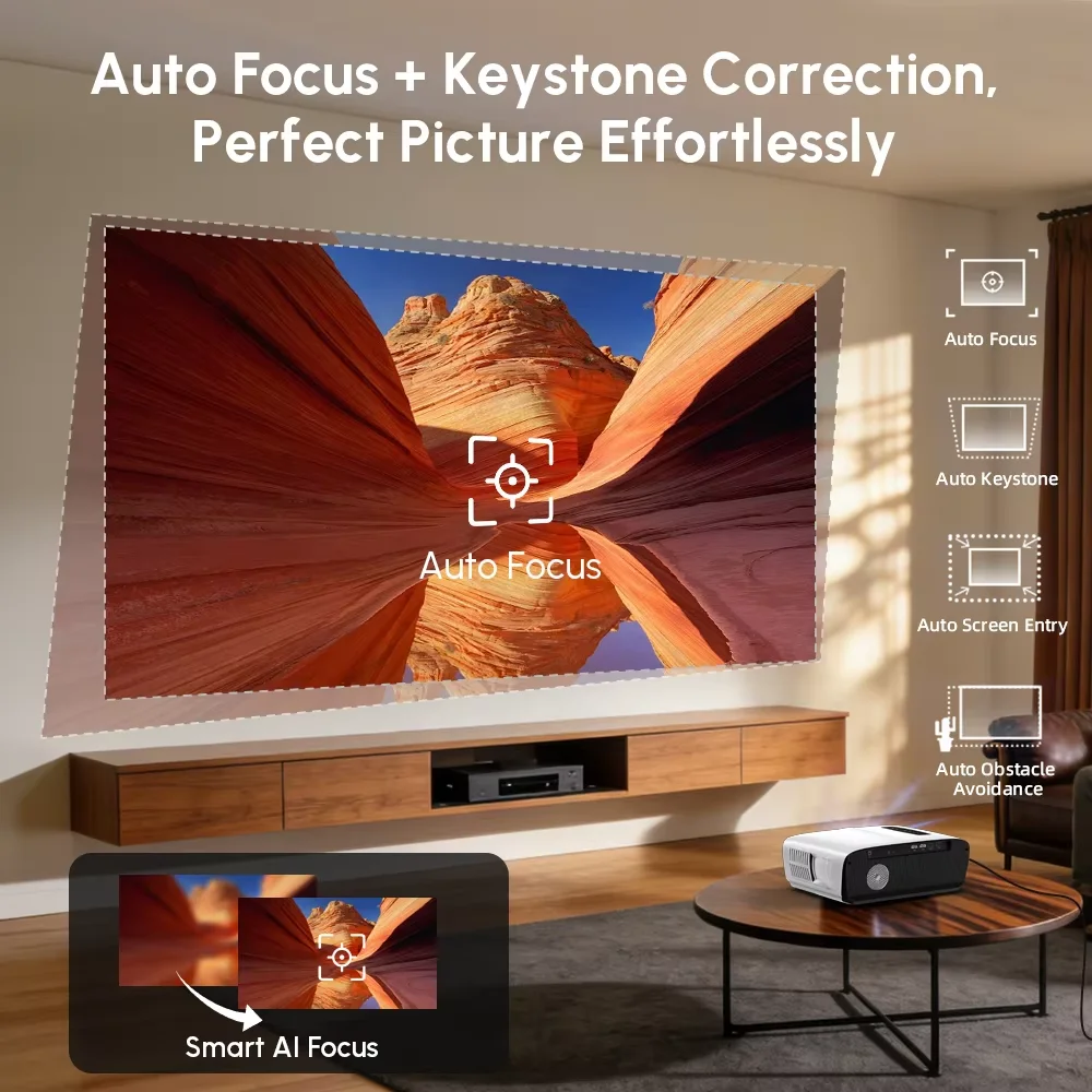 NewA9S 4k Projector Auto Focus - огляд і ціна Home Cinema Pc