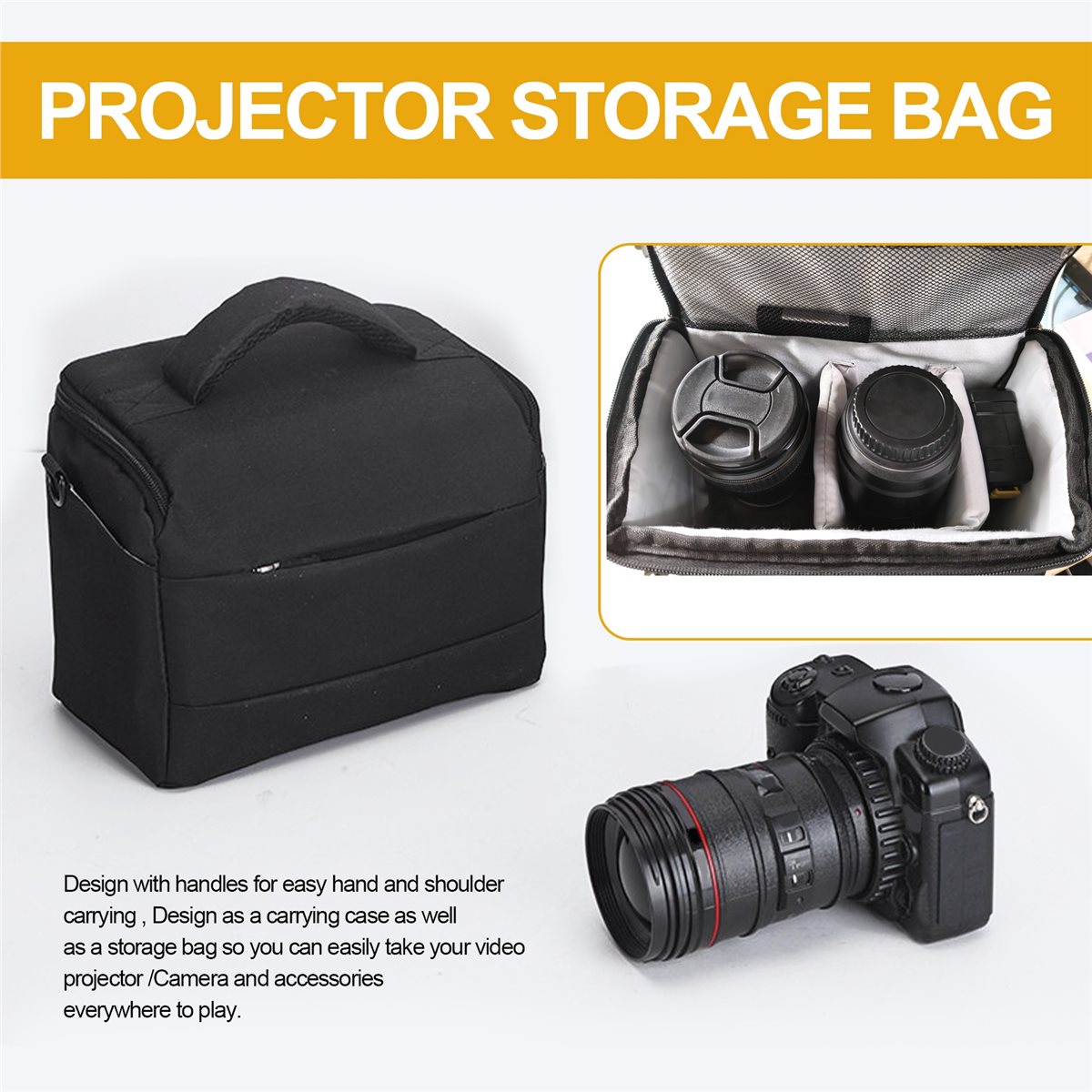 popop For HY300 HY320 Projecto - огляд і ціна Projector Carrying Bag